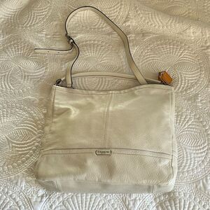 Coach Park Leather Hobo Shoulder/hand bag Gently used Parchment